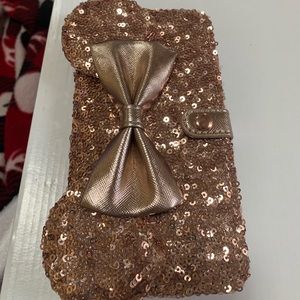 Disney Parks Rosegold IPhone Plus 7 phone wallet
